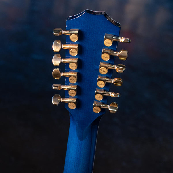 USED TAYLOR 654CE LEFT-HANDED - BLUE WITH CASE