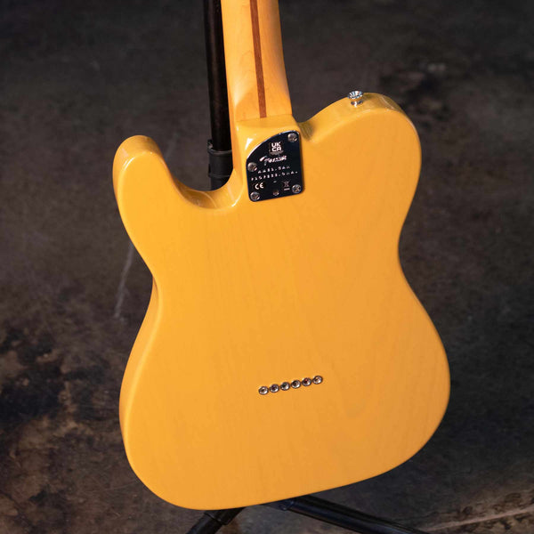 USED FENDER AMERICAN PROFESSIONAL II TELECASTER - BUTTERSCOTCH BLONDE WITH CASE