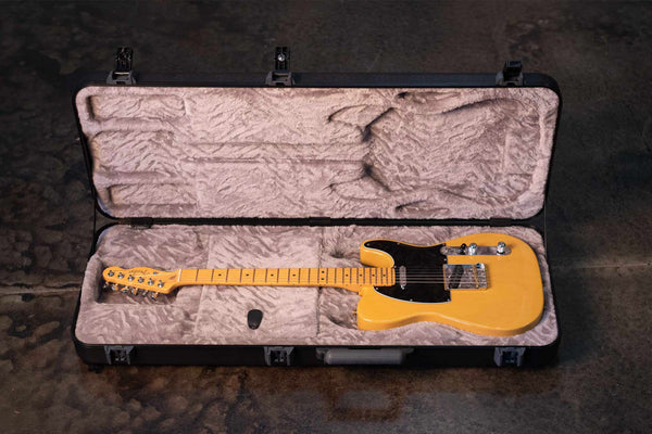 USED FENDER AMERICAN PROFESSIONAL II TELECASTER - BUTTERSCOTCH BLONDE WITH CASE