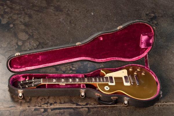 VINTAGE 1971 GIBSON LES PAUL DELUXE - GOLDTOP WITH ORIGINAL CASE
