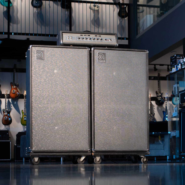 VINTAGE AMPEG SBT PREAMP W/2X15 POWERED CABINETS