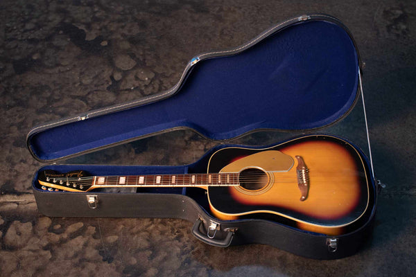 VINTAGE FENDER KINGMAN ACOUSTIC SUNBURST W/CASE
