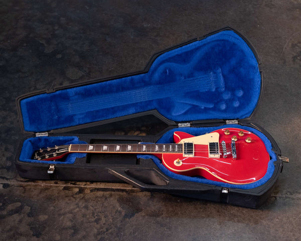 VINTAGE GIBSON LES PAUL STANDARD 1985 -FERRARI RED WITH CASE