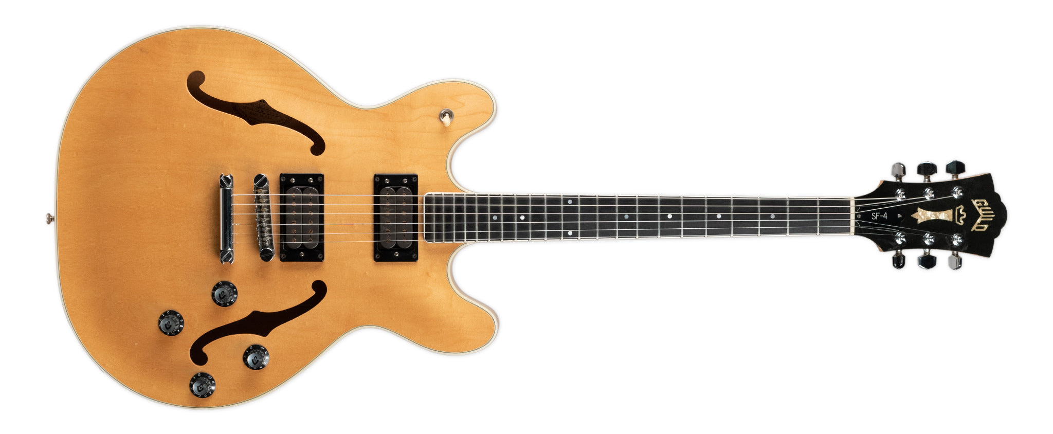 VINTAGE GUILD 1981 STARFIRE IV - BLONDE WITH CASE | Stang Guitars