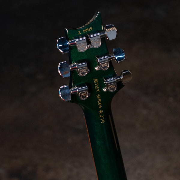 VINTAGE PRS ARTIST CUSTOM 24 1992 - EMERALD GREEN QUILT