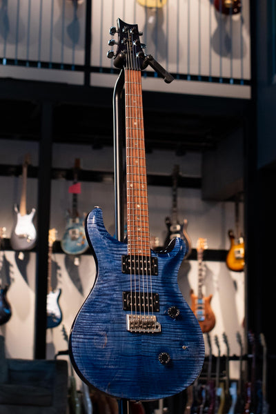 VINTAGE PRS CUSTOM 24 1986 - ROYAL BLUE WITH CASE