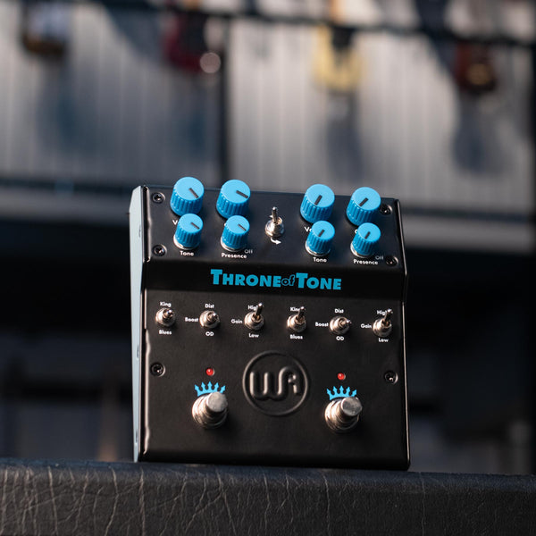 WARM AUDIO THRONE OF TONE DUAL-SIDED BRITISH-AMP-INSPIRED OVERDRIVE PEDAL