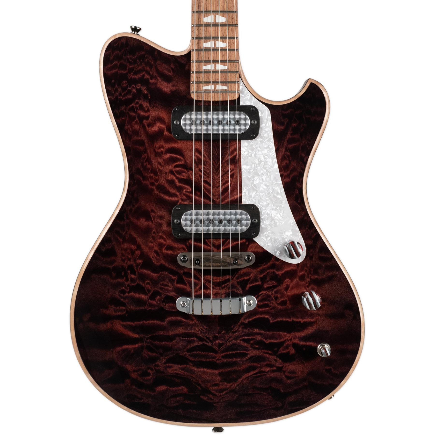 POWERS ELECTRIC A-TYPE - HARDTAIL SELECT MAPLE QUILT CABERNET RED