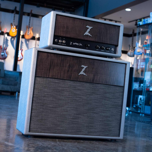 USED DR. Z Z WRECK HEAD W/ MATCHING  2X12 CABINET WITH COVERS