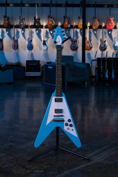 EPIPHONE FLYING V 70S WITH GIGBAG - MAUI BLUE
