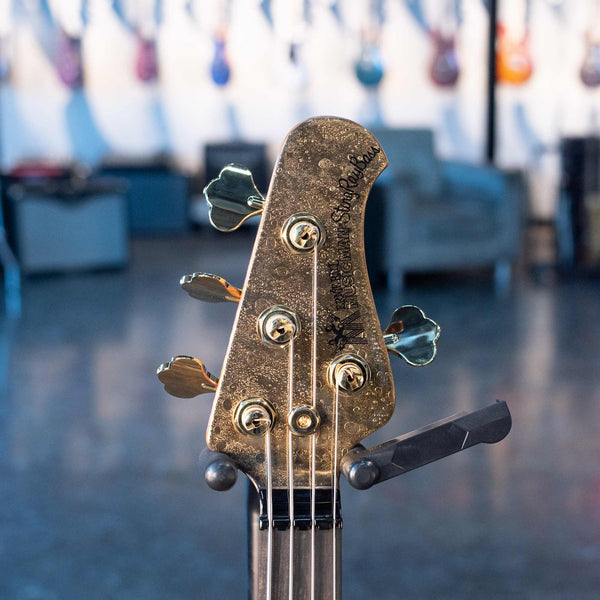 ERNIE BALL MUSIC MAN 50TH ANNIVERSARY STINGRAY SPECIAL BASS WITH CASE - MOLTEN GOLD