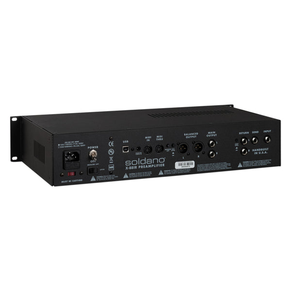 SOLDANO X88-IR  3-CHANNEL ALL-TUBE STEREO RACKMOUNT PREAMP