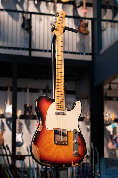FENDER CUSTOM SHOP MIKE MORALES APPRENTICE MASTERBUILT '58 TELECASTER - 3-COLOUR SUNBURST