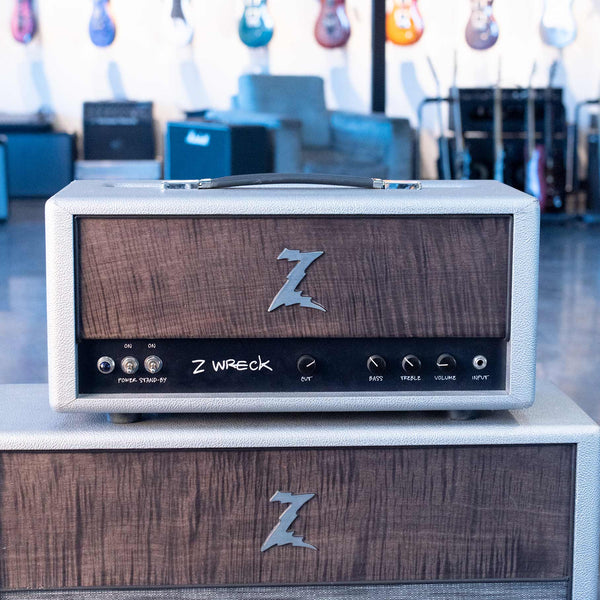 USED DR. Z Z WRECK HEAD W/ MATCHING  2X12 CABINET WITH COVERS