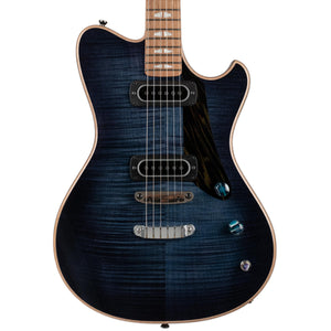 POWERS ELECTRIC A-TYPE - HARDTAIL SELECT MAPLE FLAME TWILIGHT BLUE