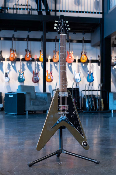 USED EPIPHONE FLYING V - OLIVE DRAB SPECIAL EDITION