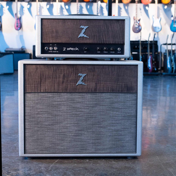 USED DR. Z Z WRECK HEAD W/ MATCHING  2X12 CABINET WITH COVERS