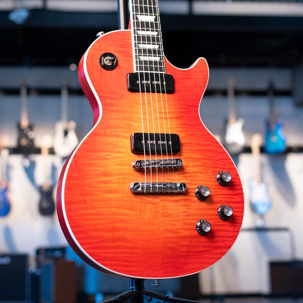 USED GIBSON LES PAUL CLASSIC PLAYER PLUS 2018 - ORANGE SUNRISE