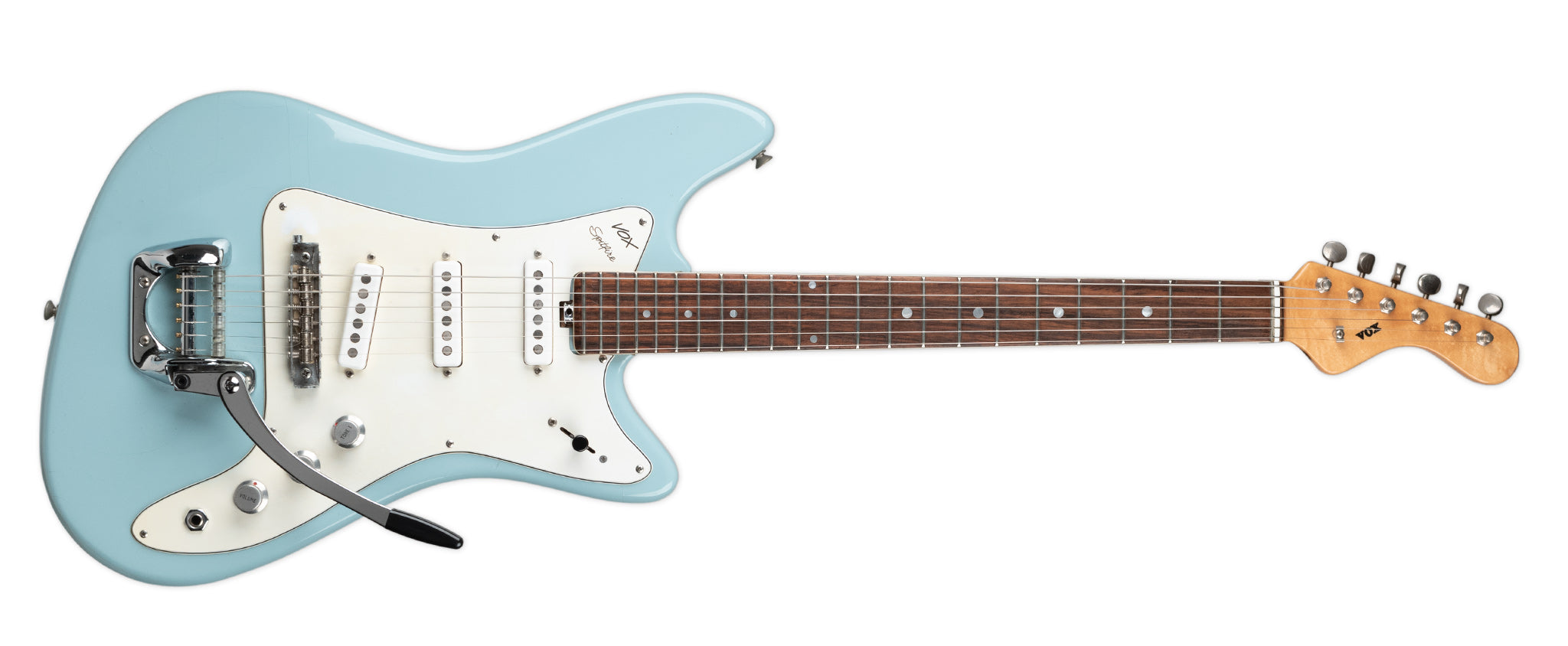 VINTAGE VOX SPITFIRE BLUE W/CASE | Stang Guitars