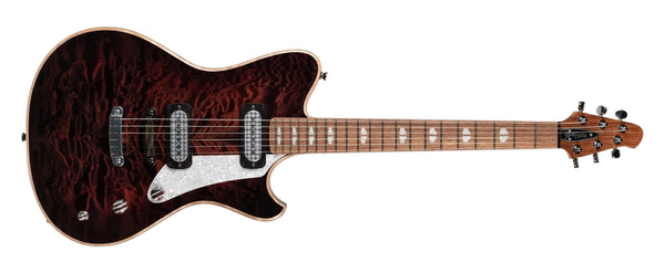 POWERS ELECTRIC A-TYPE - HARDTAIL SELECT MAPLE QUILT CABERNET RED