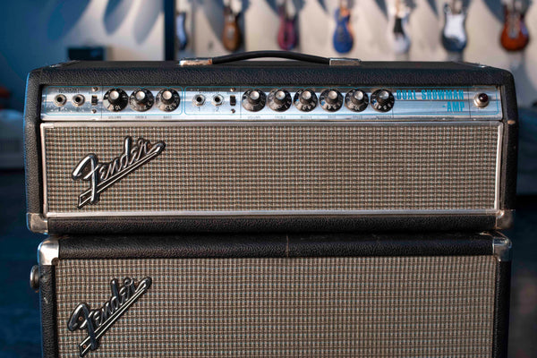 VINTAGE FENDER DUAL SHOWMAN HEAD 1968 DRIP EDGE