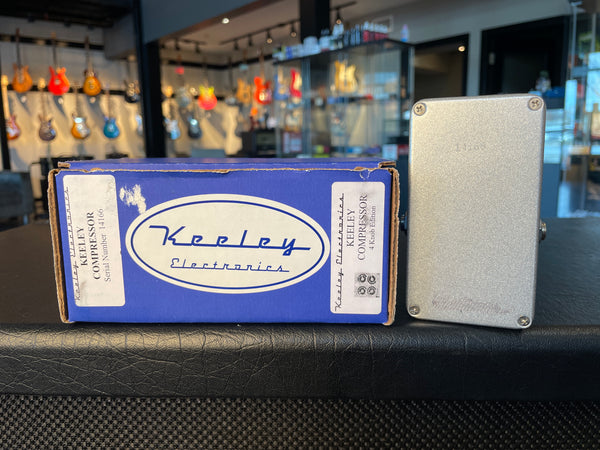 USED KEELEY C4 COMPRESSOR 4 KNOB WITH BOX