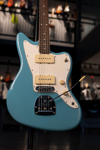 USED FENDER PLAYER II JAZZMASTER - AQUATONE BLUE WITH GIGBAG