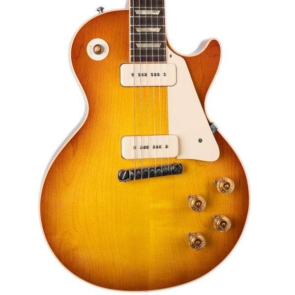 USED GIBSON CUSTOM SHOP 1954 LES PAUL STANDARD REISSUE ICED TEA BURST W/CASE