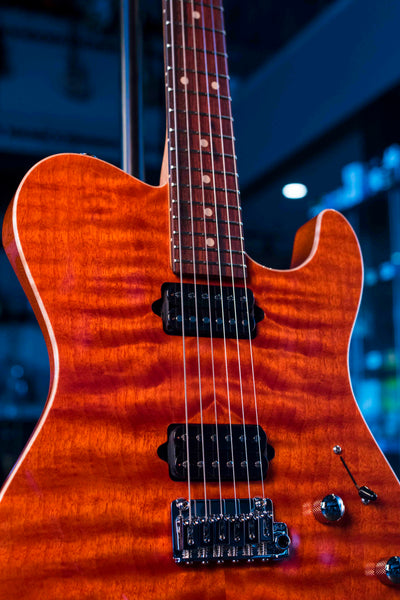 SUHR OSO SHORT-SCALE - CUSTOM ORANGE STAIN