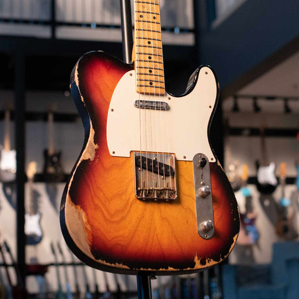 FENDER CUSTOM SHOP MIKE MORALES APPRENTICE MASTERBUILT '58 TELECASTER - 3-COLOUR SUNBURST