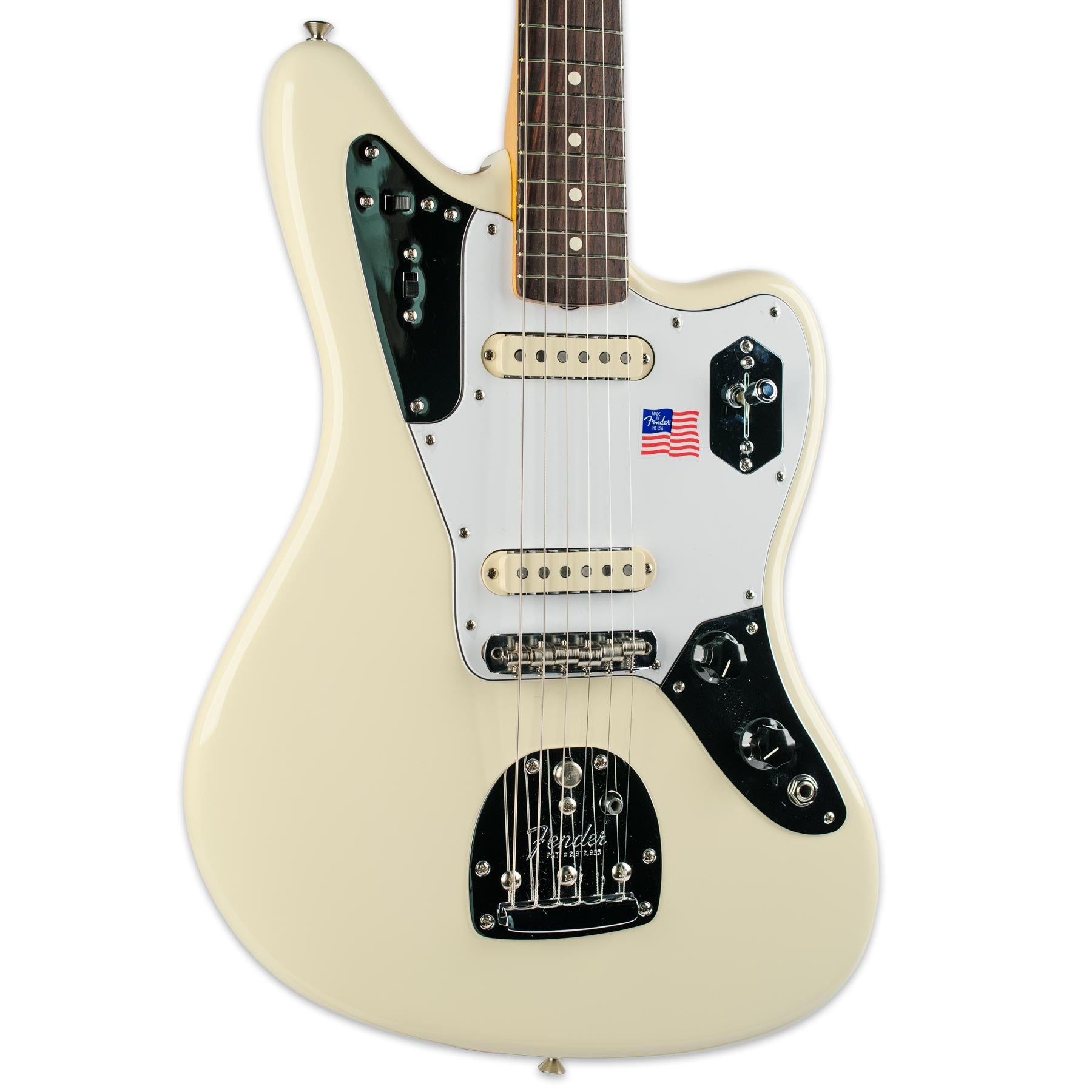 FENDER JOHNNY MARR JAGUAR OLYMPIC WHITE | Stang Guitars
