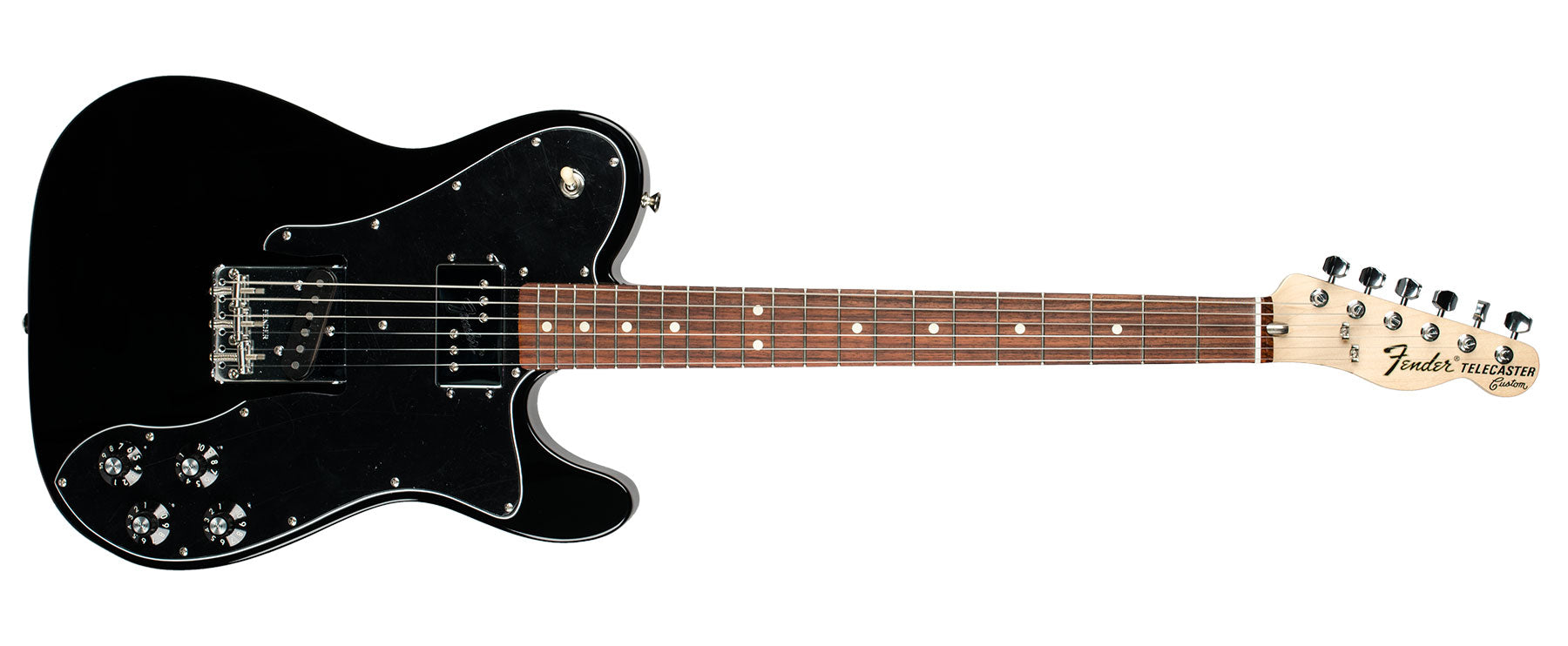 FENDER '72 TELE CUSTOM ROSEWOOD FINGERBOARD BLACK WITH GIGBAG