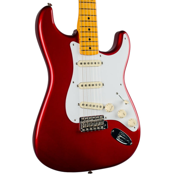 FENDER 50'S LACQUER STRAT CANDY APPLE RED MAPLE FINGERBOARD