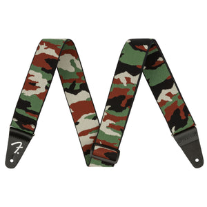 FENDER WEIGHLESS CAMO STRAP - WOODLAND