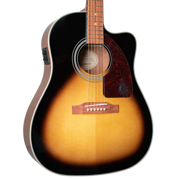EPIPHONE AJ-210CE OUTFIT ACOUSTIC GUITAR - VINTAGE BURST