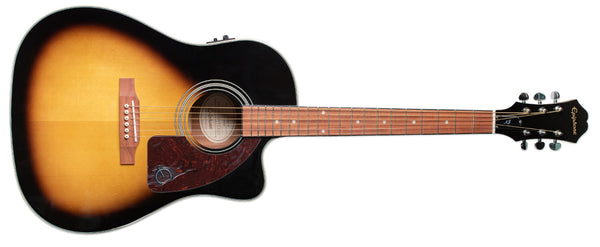 EPIPHONE AJ-210CE OUTFIT ACOUSTIC GUITAR - VINTAGE BURST