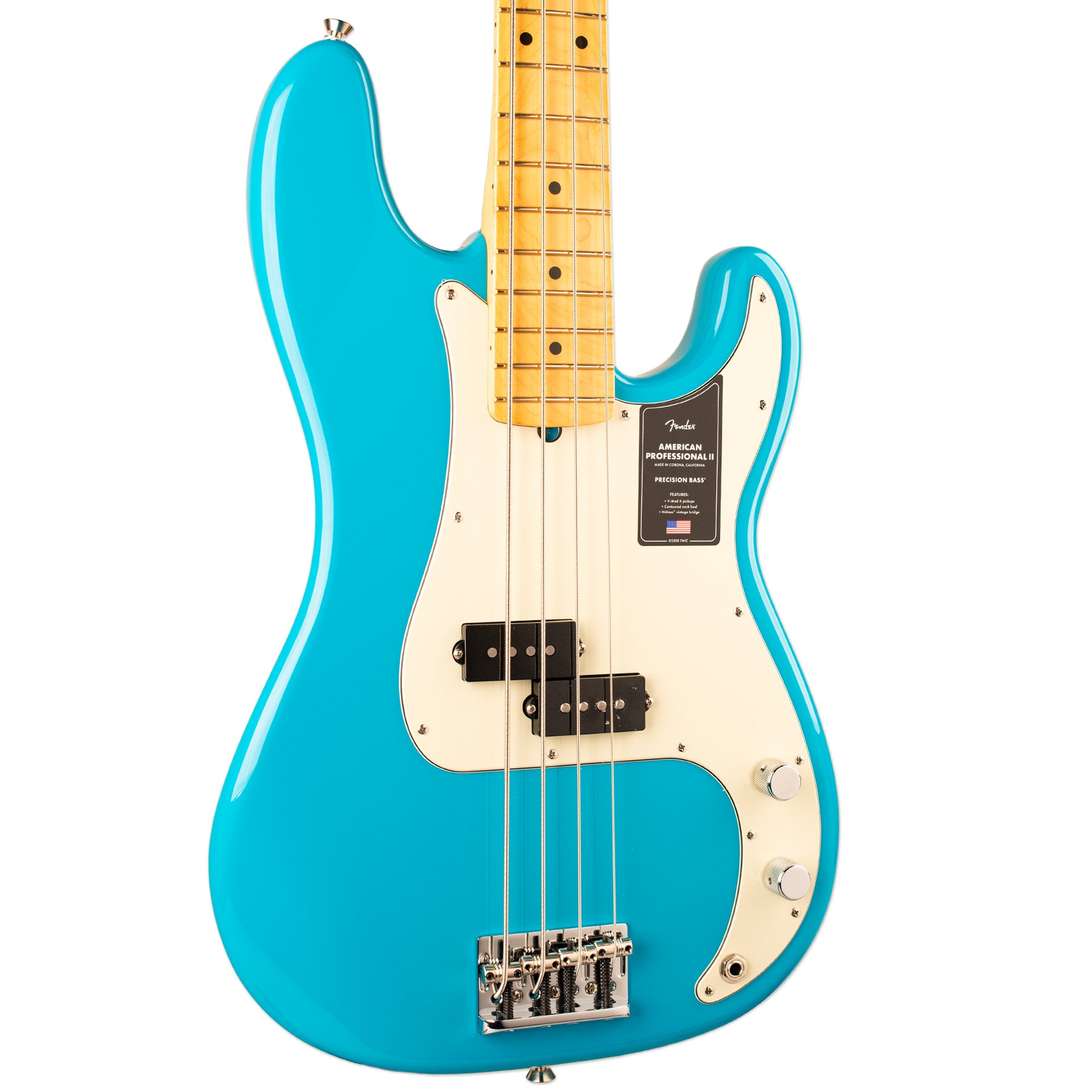 FENDER AMERICAN PROFESSIONAL II PRECISION BASS - MIAMI BLUE