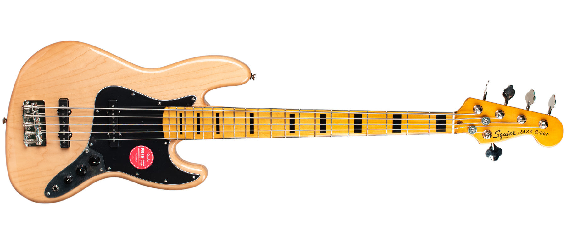 SQUIER CLASSIC VIBE '70S JAZZ BASS V - NATURAL | Stang Guitars