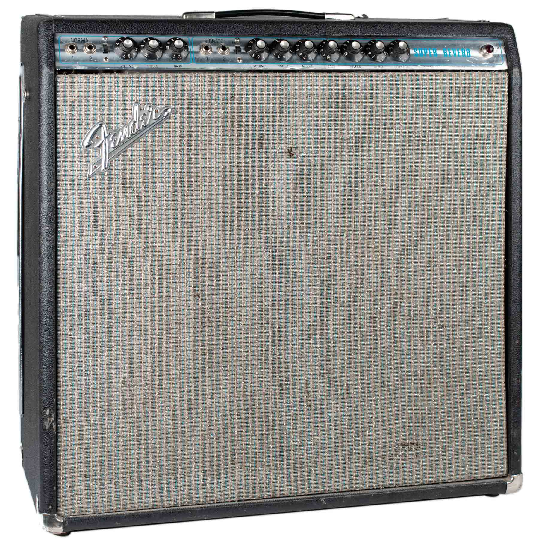 VINTAGE FENDER 1971 SUPER REVERB WITH FOOTSWITCH