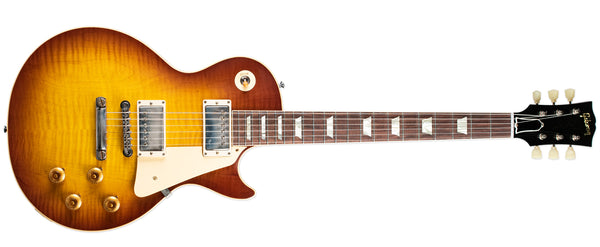 GIBSON CUSTOM SHOP 1958 LES PAUL STANDARD REISSUE- ICED TEA BURST VOS