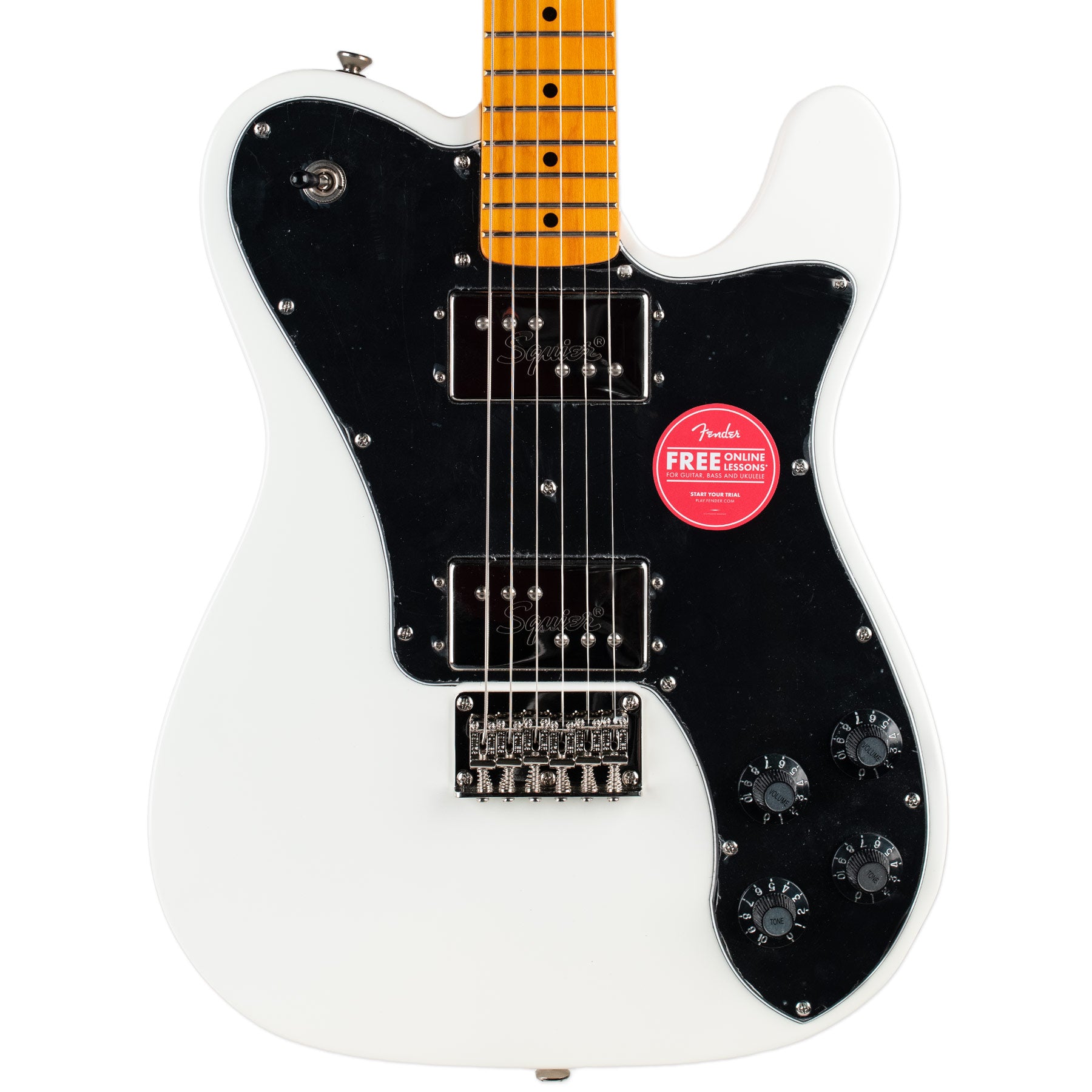 SQUIER CLASSIC VIBE '70S TELECASTER DELUXE - OLYMPIC WHITE | Stang