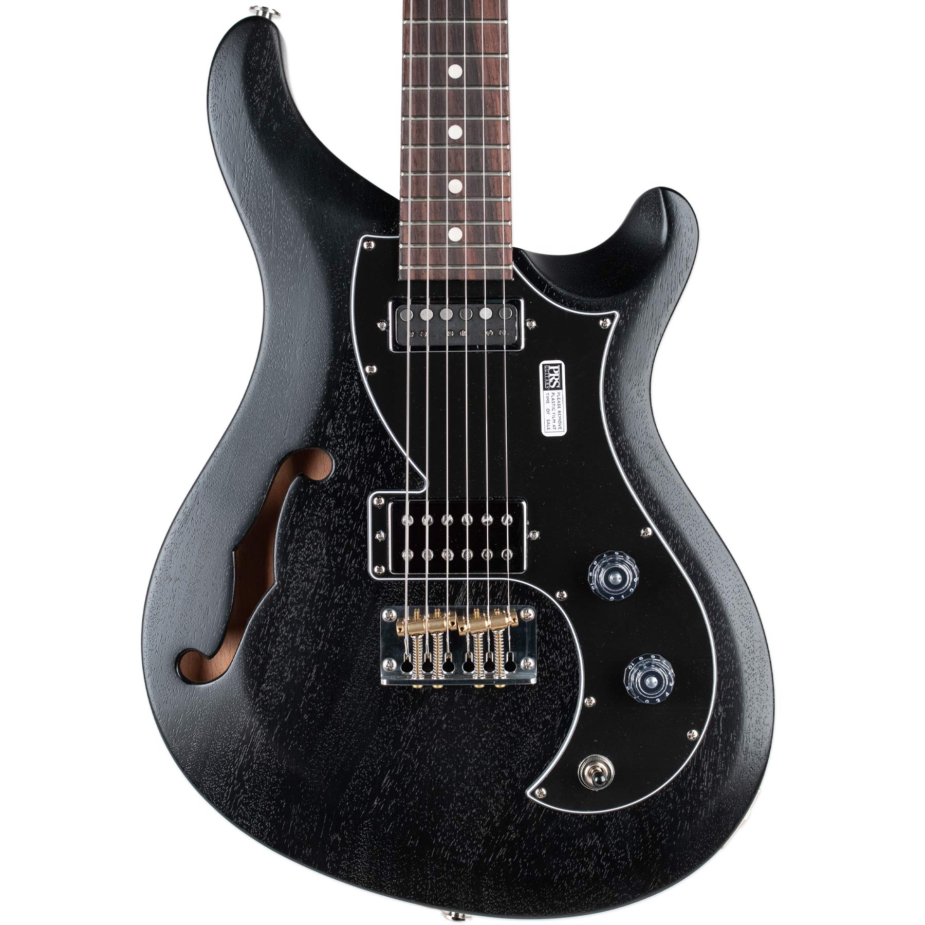 PRS S2 VELA SEMI-HOLLOW SATIN NITRO CHARCOAL WITH GIG BAG