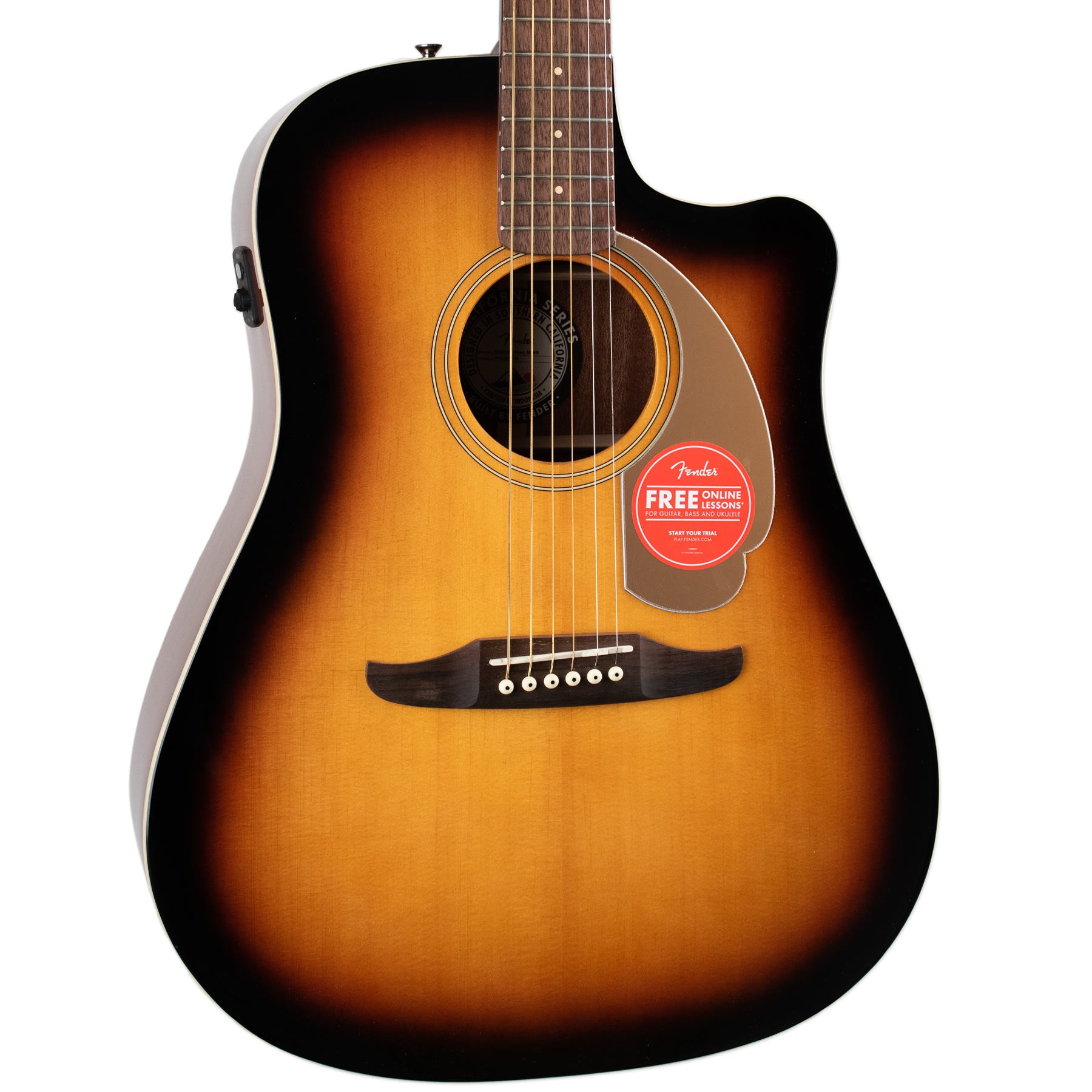 FENDER REDONDO PLAYER ACOUSTIC ELECTRIC SUNBURST WALNUT FINGERBOARD