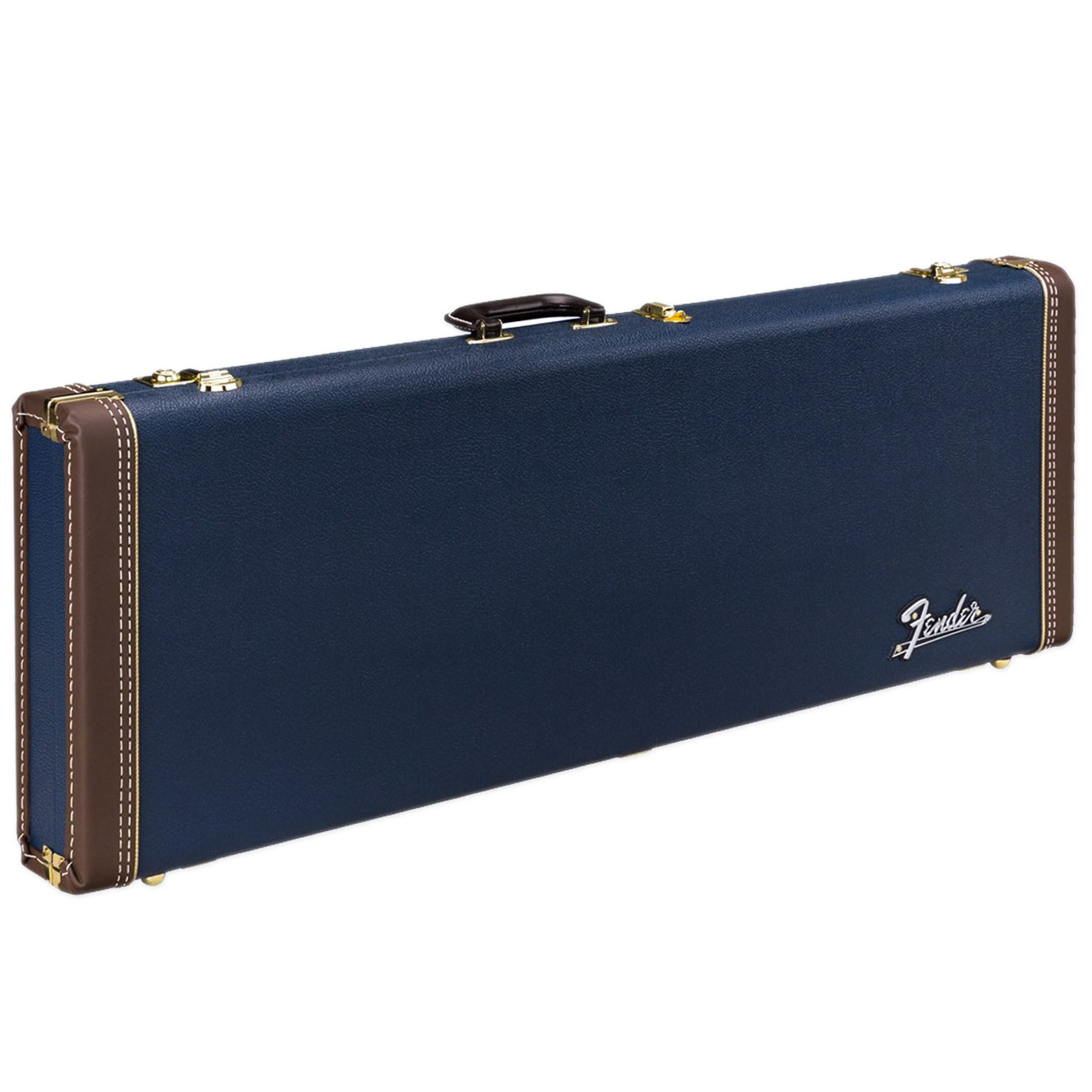FENDER CLASSIC SERIES WOOD CASE FOR STRAT OR TELE, NAVY BLUE