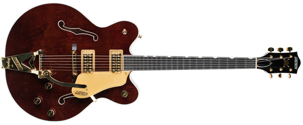 GRETSCH G6122T PLAYERS EDITION COUNTRY GENTLEMAN HOLLOW BODY WITH STRING-THRU BIGSBY - WALNUT STAIN