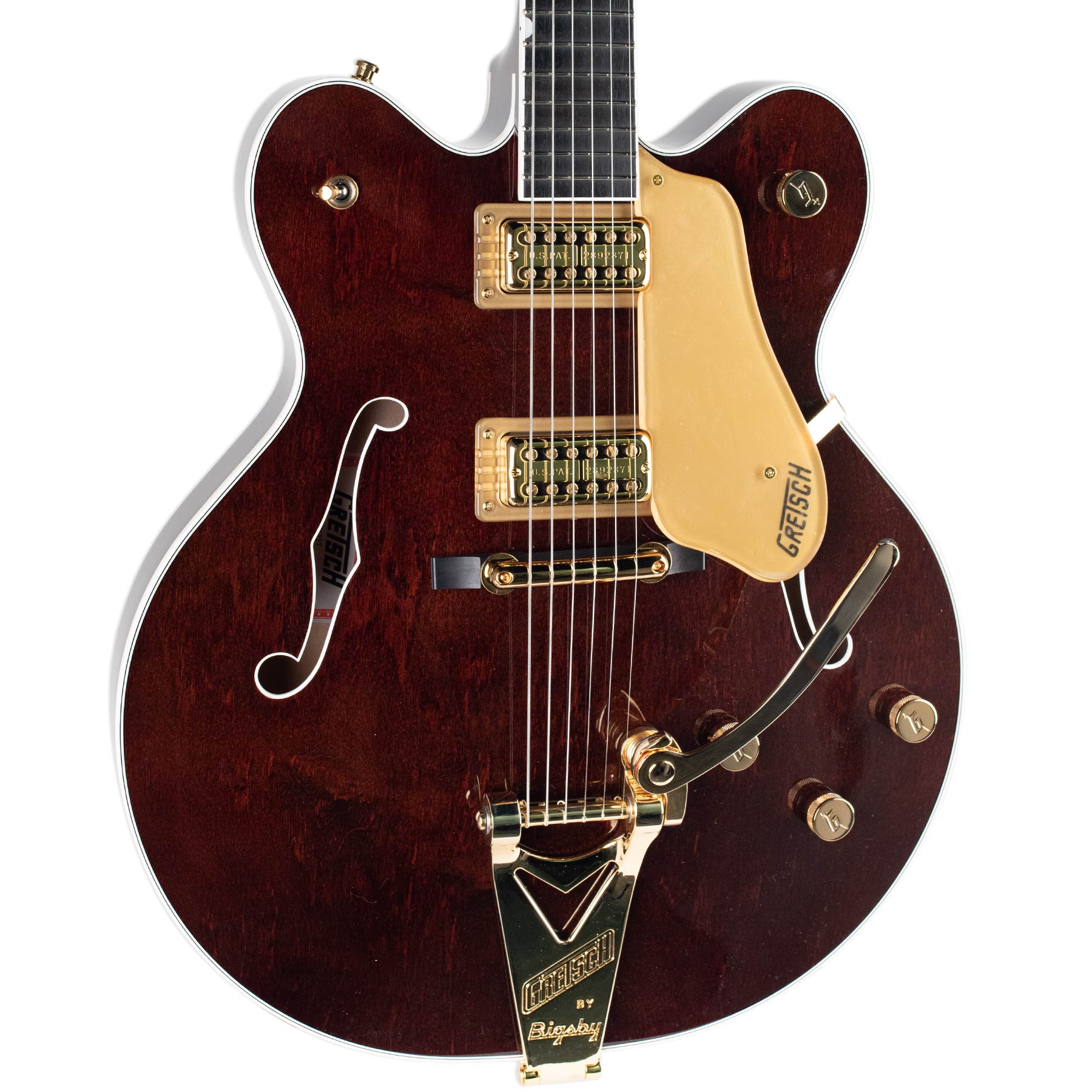 GRETSCH G6122T PLAYERS EDITION COUNTRY GENTLEMAN HOLLOW BODY WITH STRING-THRU BIGSBY - WALNUT STAIN