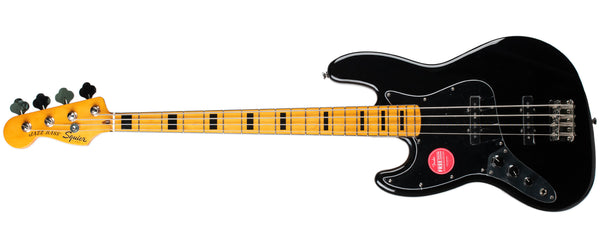 SQUIER CLASSIC VIBE ‘70S JAZZ BASS, LEFT HANDED - BLACK