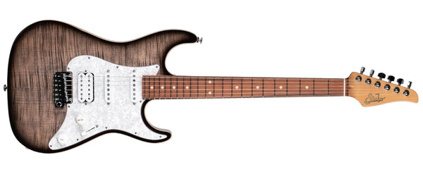 SUHR STANDARD PLUS - TRANS CHARCOAL BURST, PAU FERRO FRETBOARD