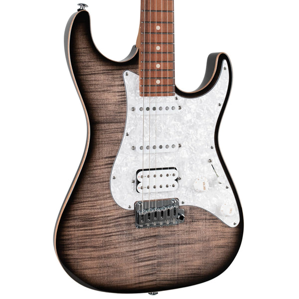 SUHR STANDARD PLUS - TRANS CHARCOAL BURST, PAU FERRO FRETBOARD