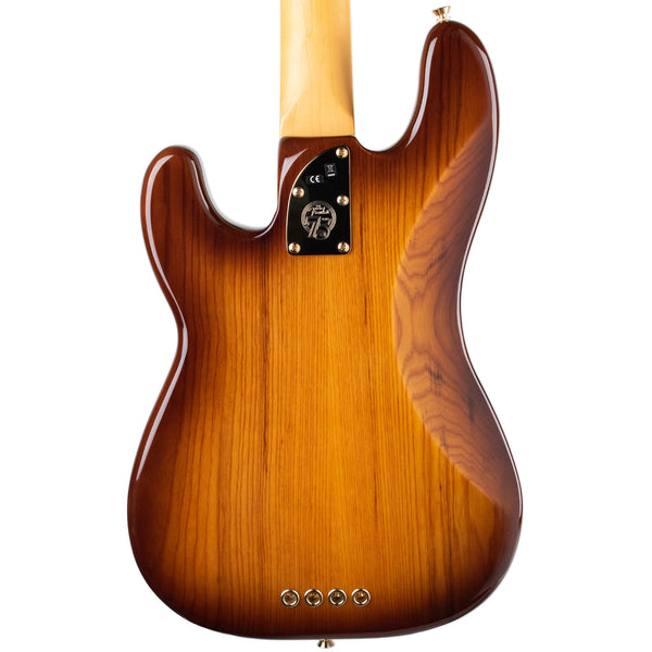 FENDER 75TH ANNIVERSARY COMMEMORATIVE PRECISION BASS - 2-COLOUR BOURBON BURST